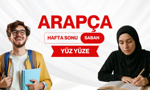 Yüz Yüze Arapça Kursu (Hafta Sonu Sabah Grubu) | 1. Kur